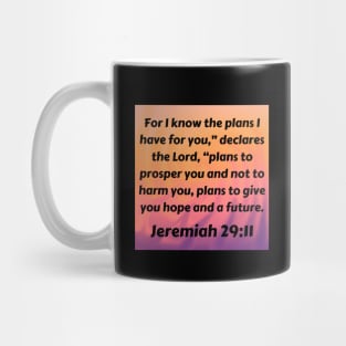 Bible Verse Jeremiah 29:11 Mug